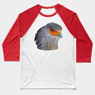 Majestic head of a Secretary Bird Baseball T-Shirt